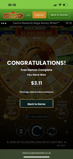 Casino Classic Win
