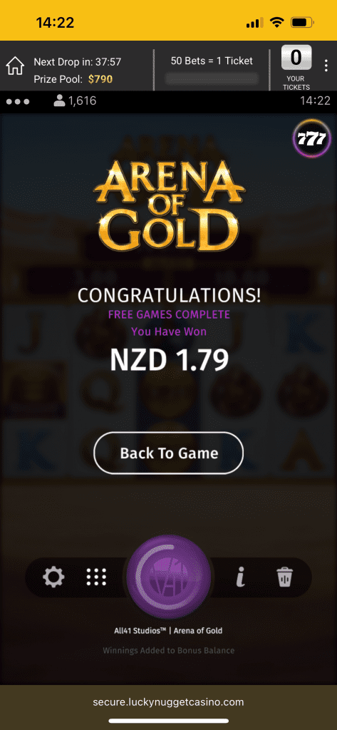 Lucky Nugget Casino Game