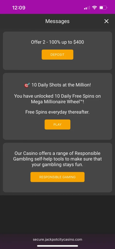 jackpot city casino bonus