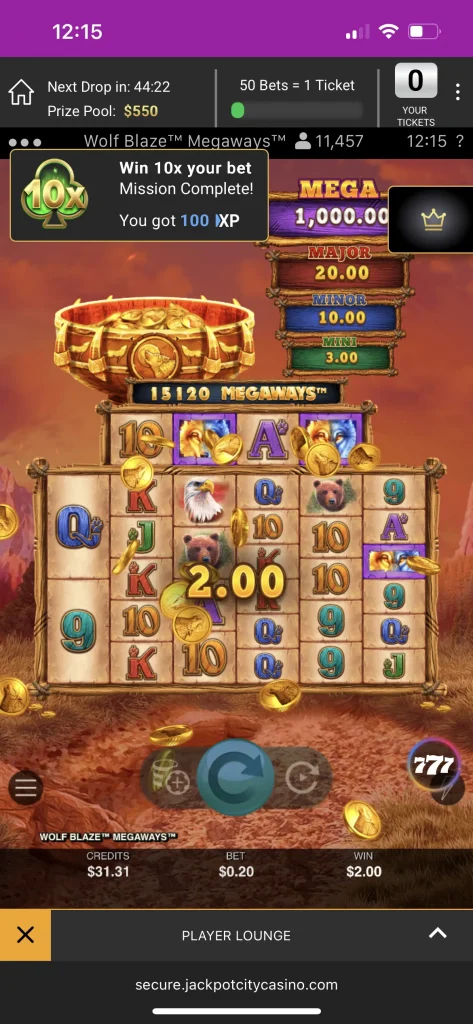 jackpot city casino game