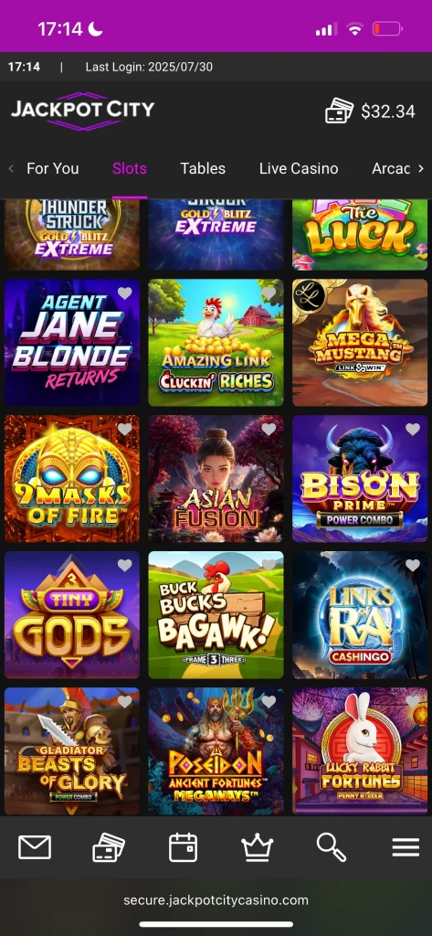 jackpot city casino game