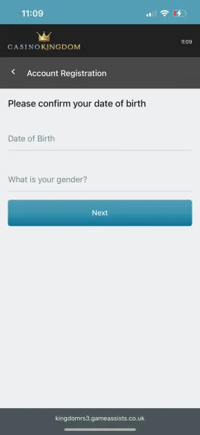 Casino Kingdom registration