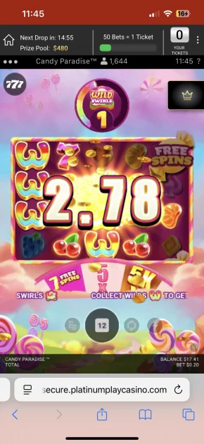 platinum play casino game