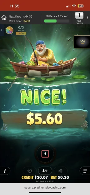 platinum play casino game