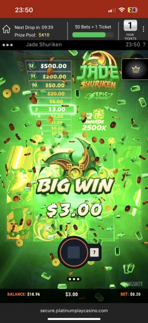 platinum play casino game