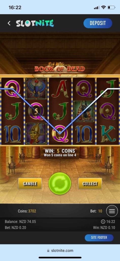 Slotnite Casino Screen