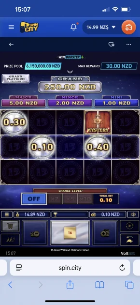spin city casino game