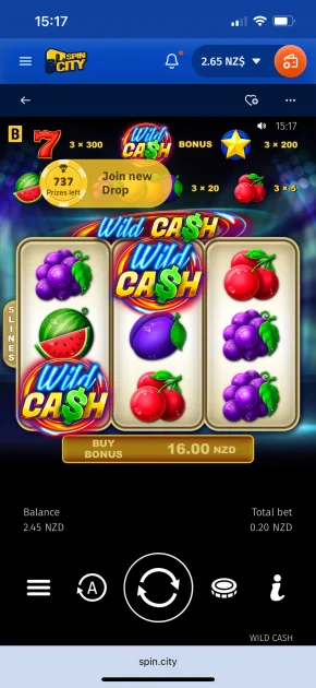 spin city casino game
