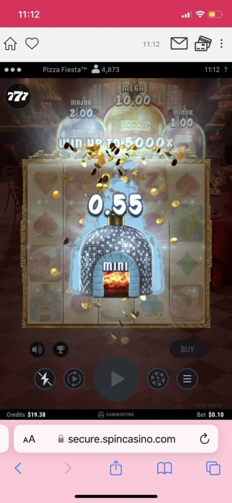 Spin Casino Screen