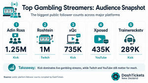 top gambling streamers audience snapshot