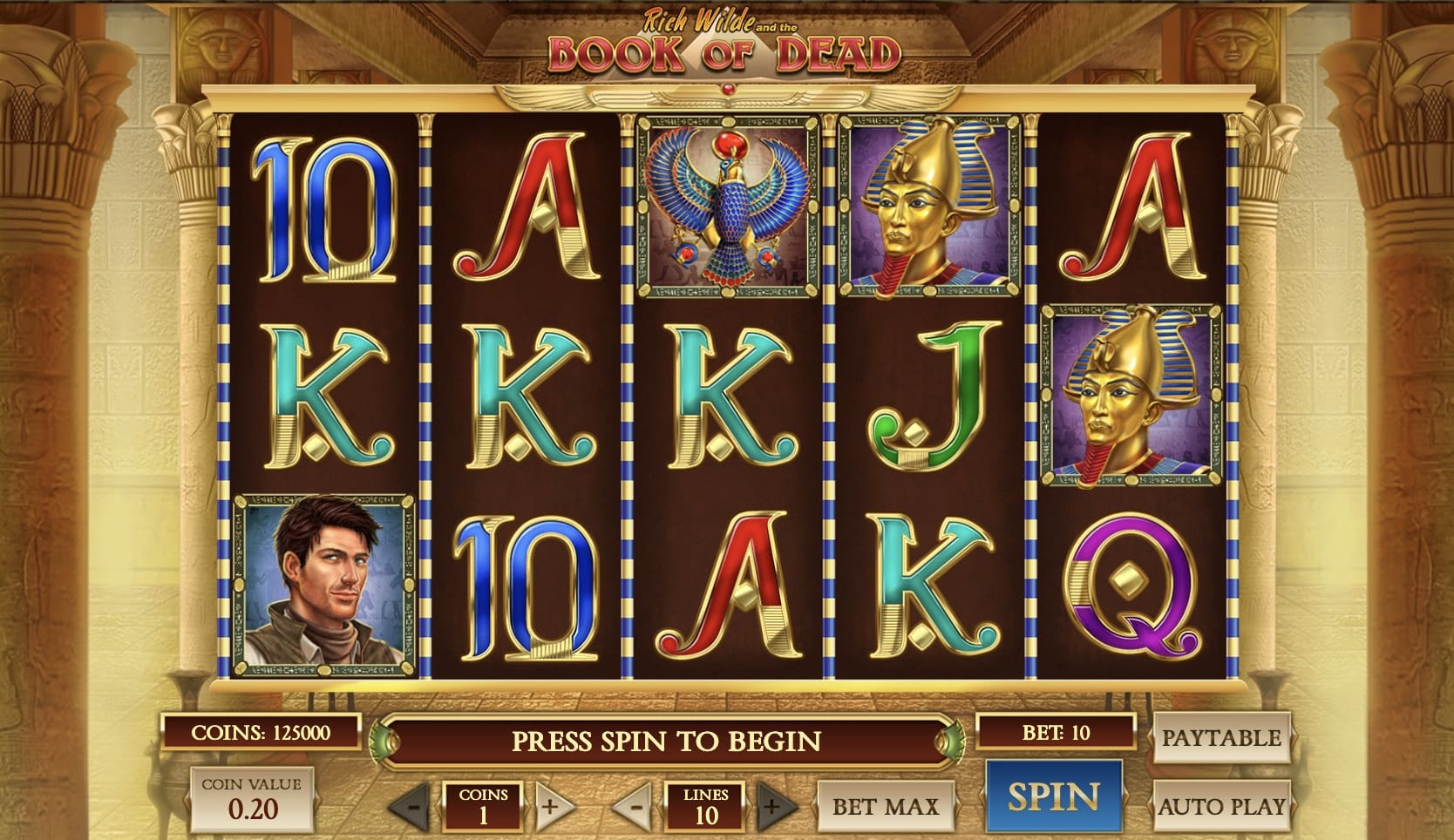 Rich Wilde and the Book of Dead (Play'n GO)