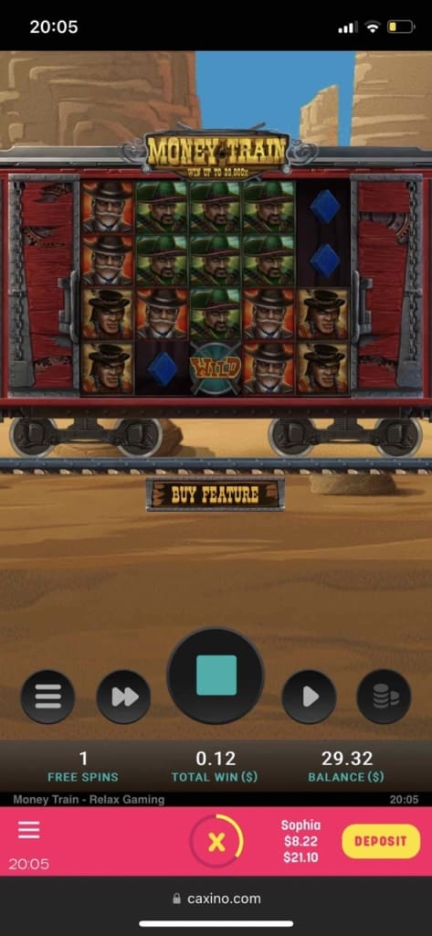 Caxino Casino Screen