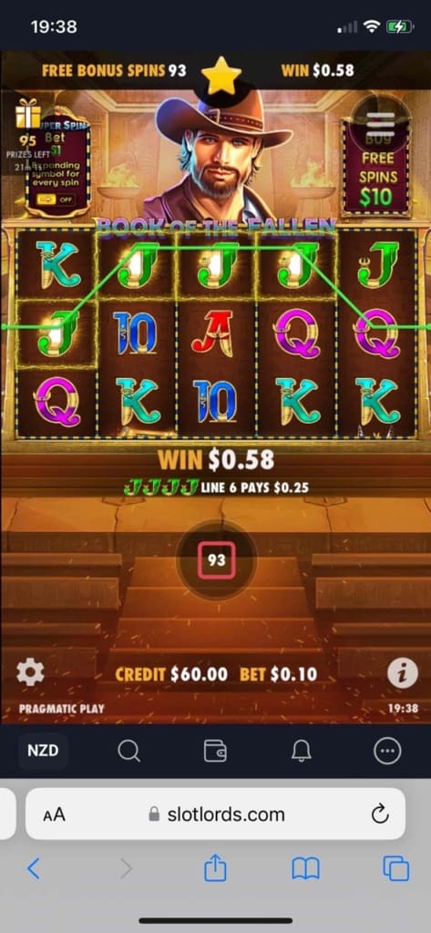 SlotLords Casino Screen