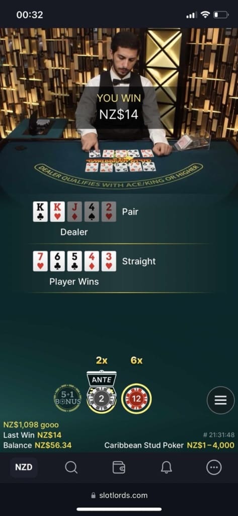 SlotLords Casino Screen