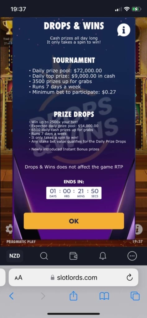 SlotLords Casino Screen