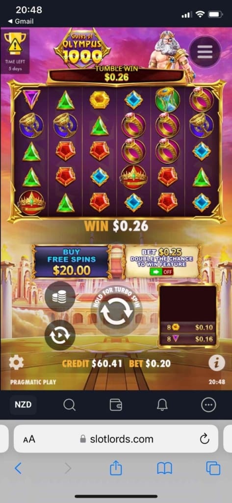 SlotLords Casino Screen