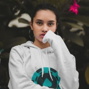 Women’s White Hoodie