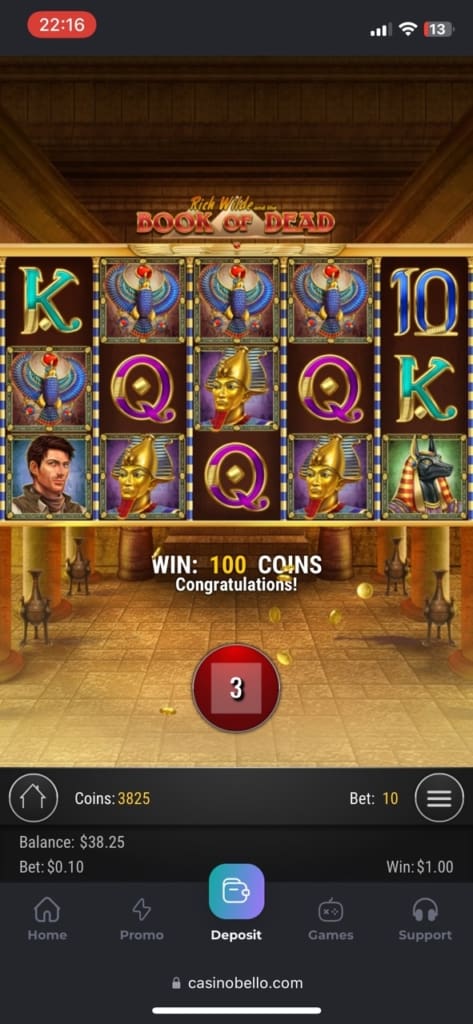 CasinoBello Casino Games