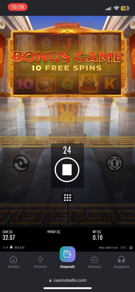 CasinoBello Casino Games