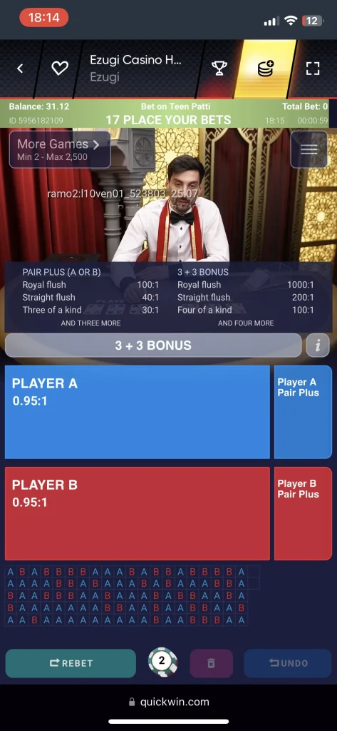 QuickWin Casino Games