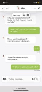 Fresh Casino support