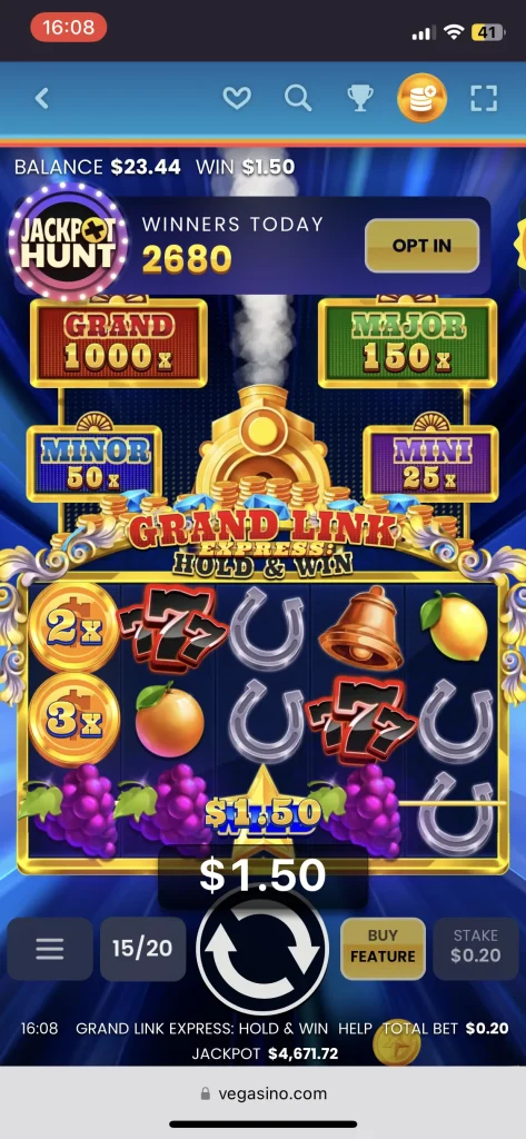 Vegasino Casino Games