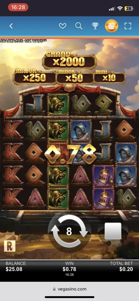 Vegasino Casino Games