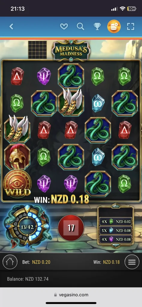 Vegasino Casino Games