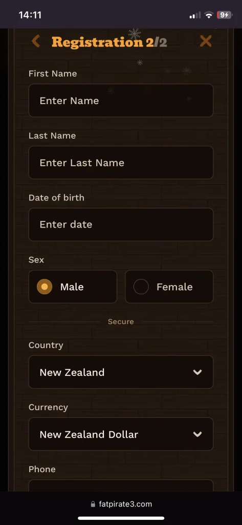 FatPirate Casino Registration