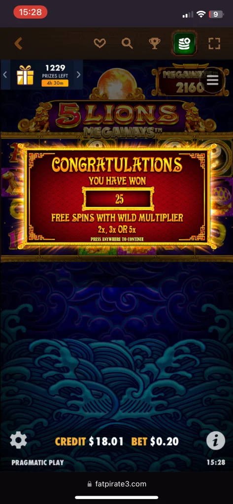 FatPirate Casino Game