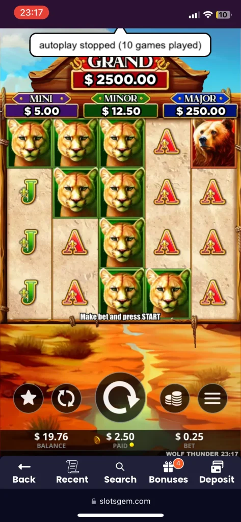 SlotsGem Casino Game