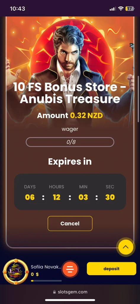 SlotsGem Casino Bonus