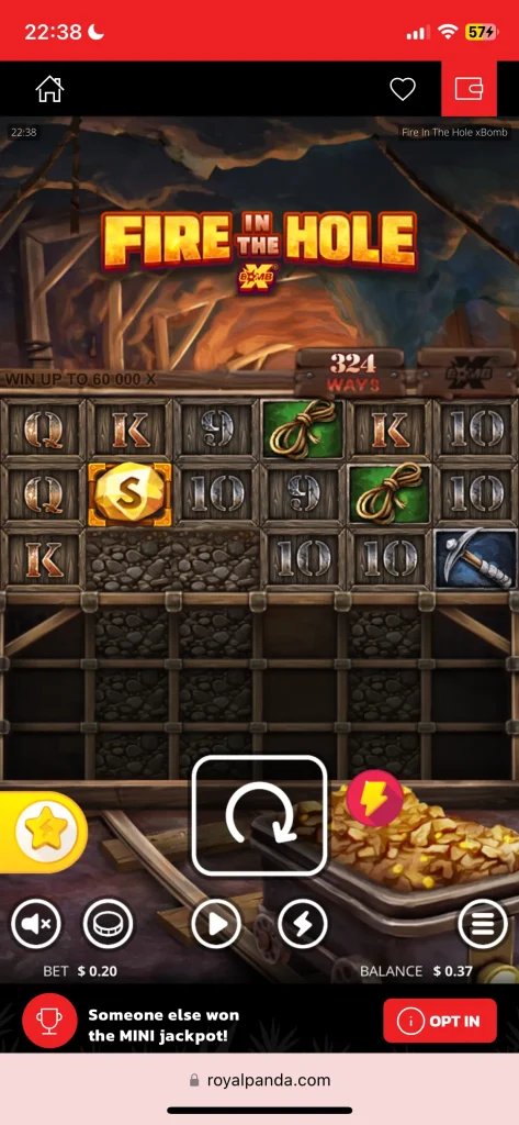 Royal Panda Casino game