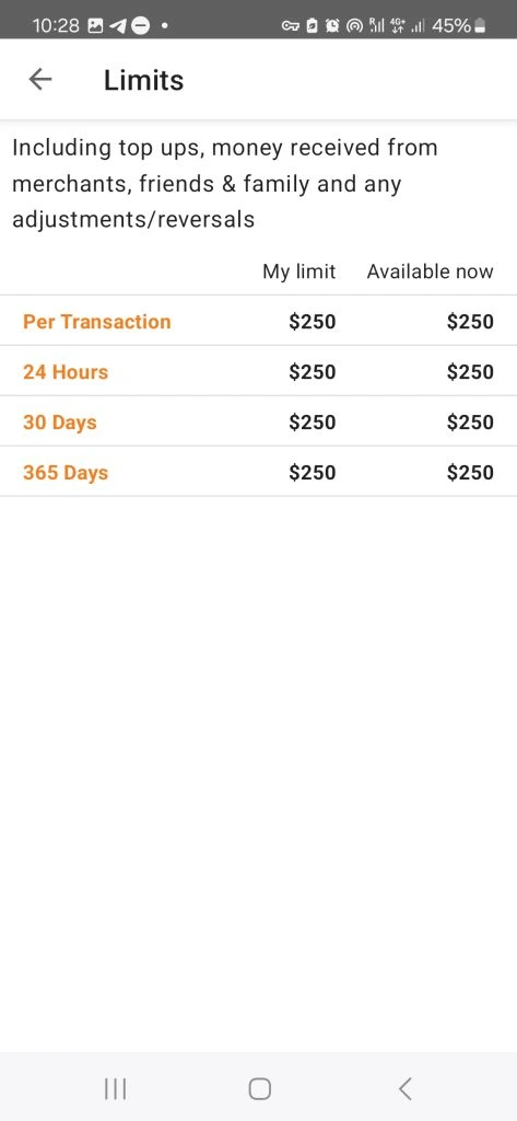 MuchBetter Limits before Verification