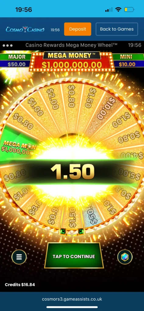 cosmo casino game