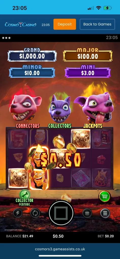 cosmo casino game