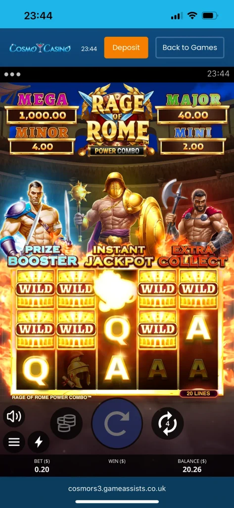 cosmo casino game