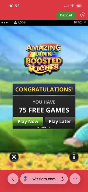 wiz slots casino game