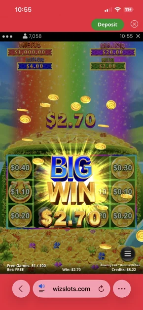 wiz slots casino game
