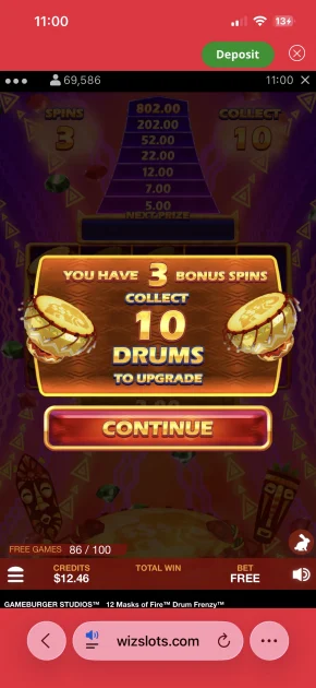 wiz slots casino game