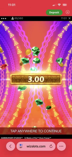 wiz slots casino game