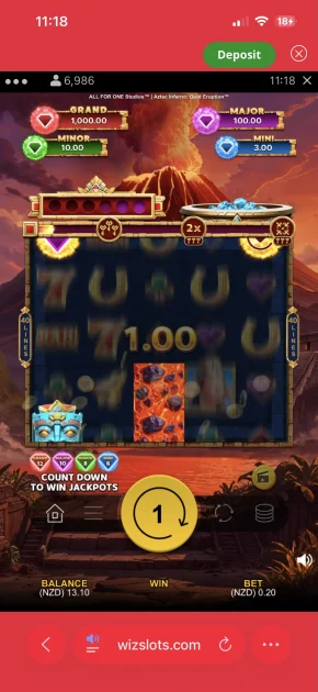 wiz slots casino game