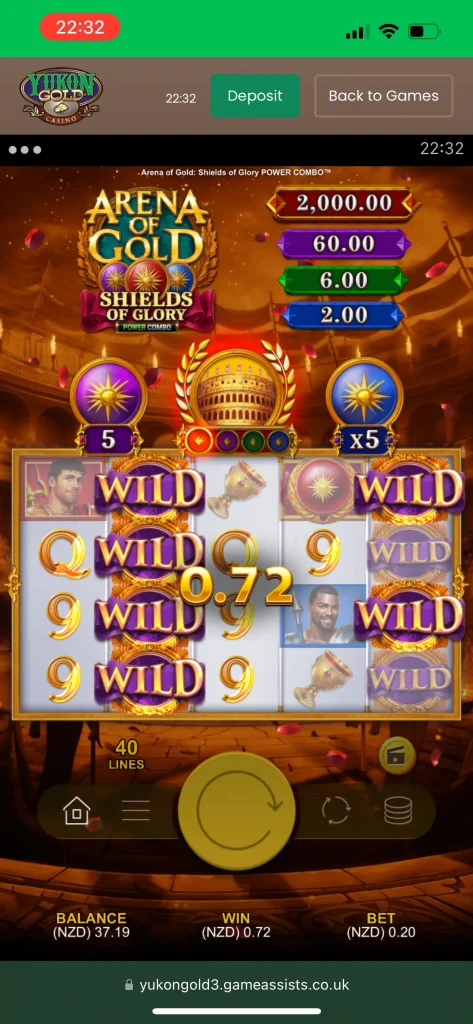 Yukon Gold Casino Game