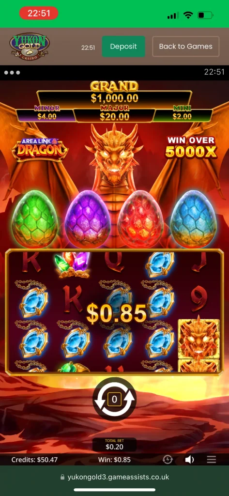 Yukon Gold Casino Game