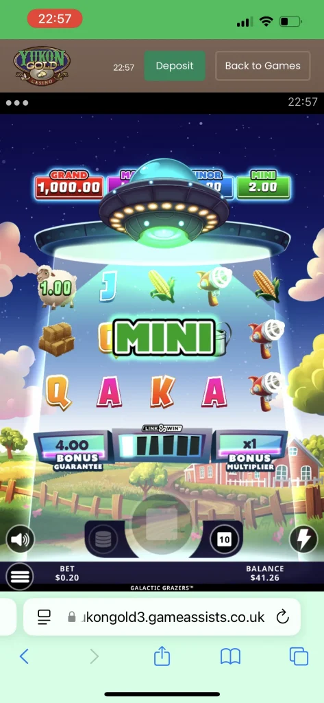 Yukon Gold Casino Game