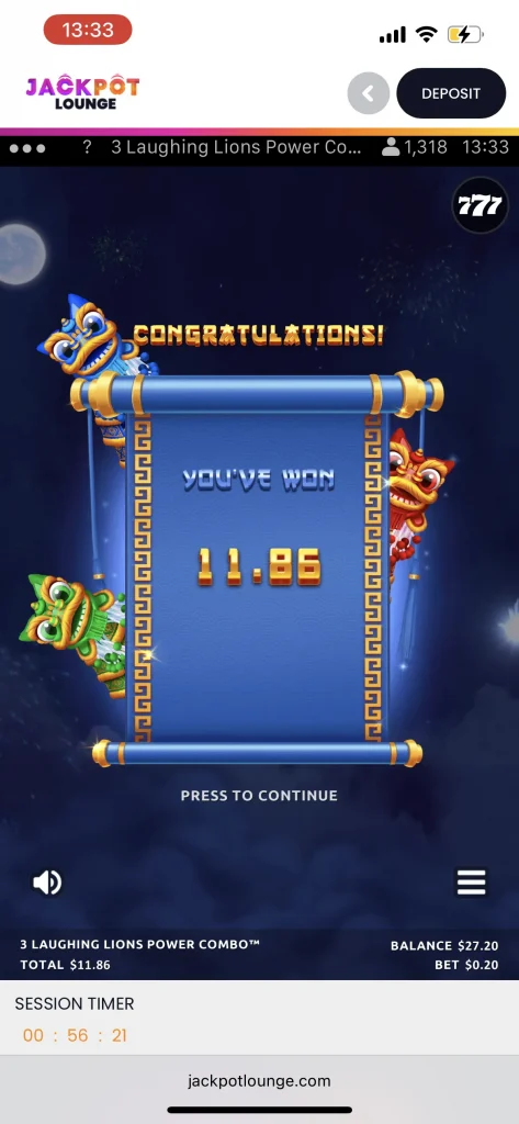 Jackpot Lounge Casino Game