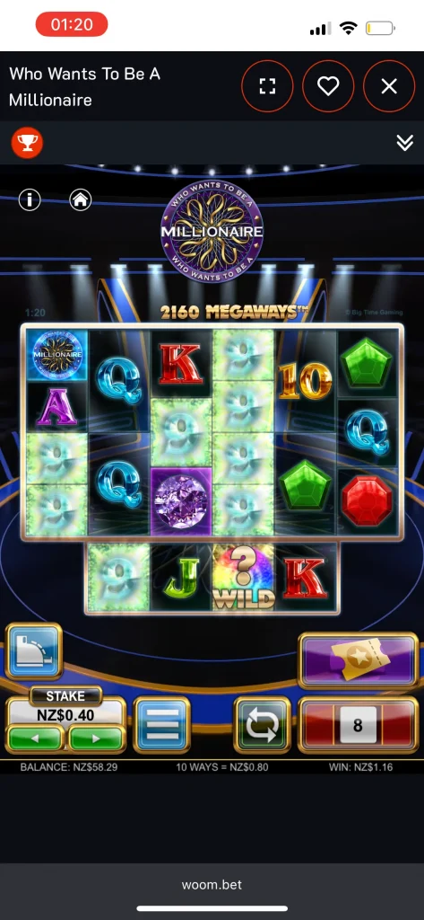 Woom Bet Casino Game