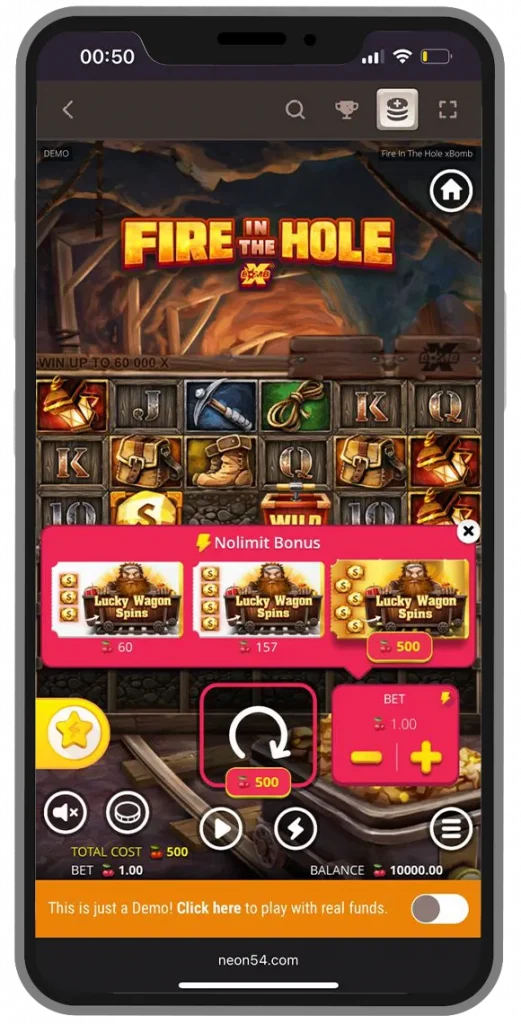 bonus buy fire in the hole