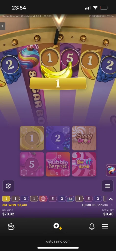 Just Casino Live Game