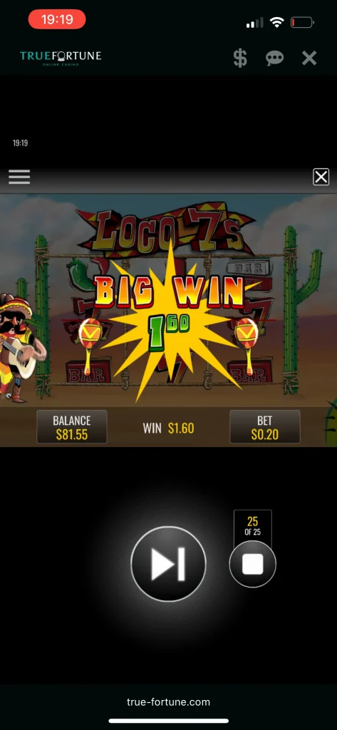 True Fortune Casino Game